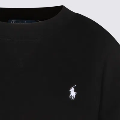 Ralph Lauren Black Cotton Sweatshirt In Black