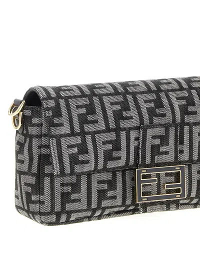 Fendi Medium Shoulder Bag Adjustable Strap In Brown