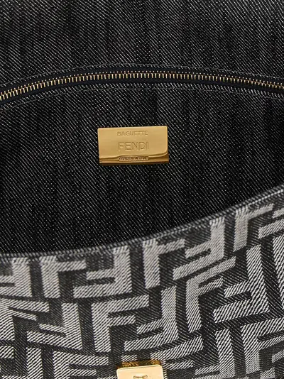 Fendi Medium Shoulder Bag Adjustable Strap In Brown