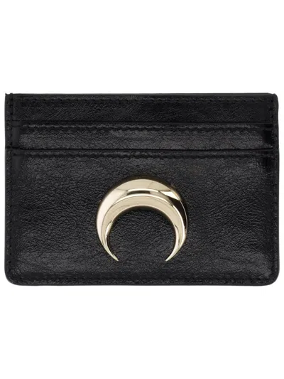 Marine Serre Compact Purse Featuring Metallic Embellishment In Black