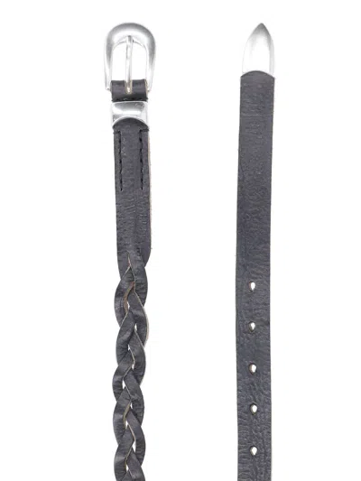 Our Legacy Woven Belt In Black