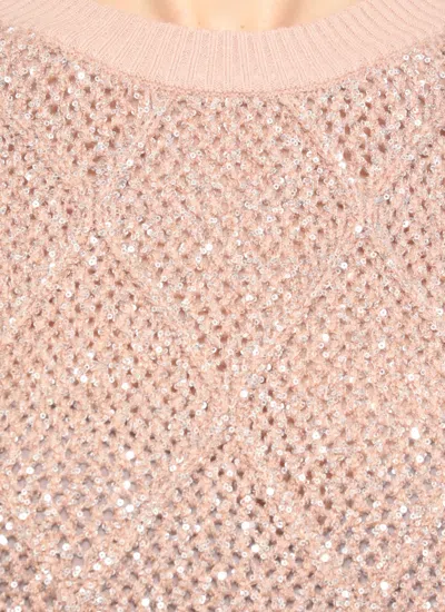 D Exterior Wool Blend Gilet In Nude