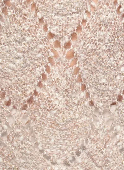 D Exterior Wool Sweater In Brown