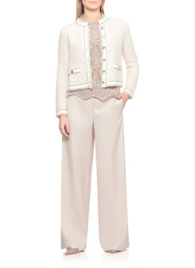 D Exterior Wool Sweater In Brown