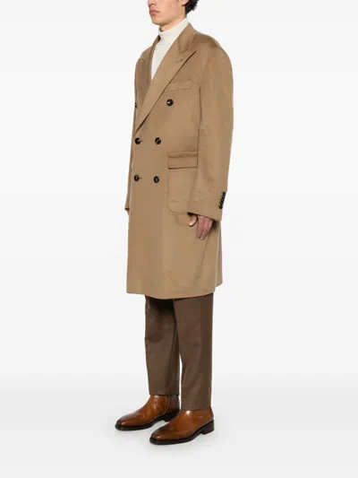 Tagliatore Coats Brown In Brown