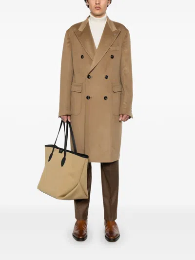 Tagliatore Coats Brown In Brown