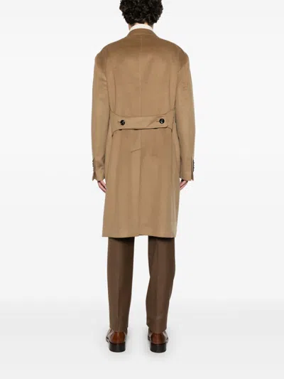 Tagliatore Coats Brown In Brown