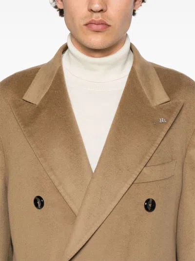 Tagliatore Coats Brown In Brown
