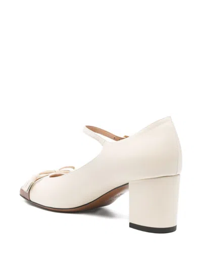 Valentino Garavani 60mm Block Heel Pumps With Tassels In White