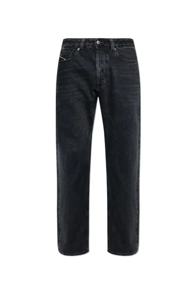 Diesel 1980 Five-pocket Trousers Featuring Belt Loops In Blue