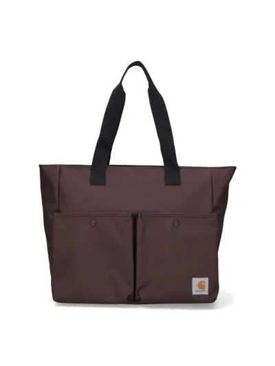 Carhartt Jake Tote Bag In Brown
