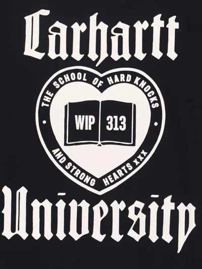 Carhartt S/s Schooling T-shirt In Black