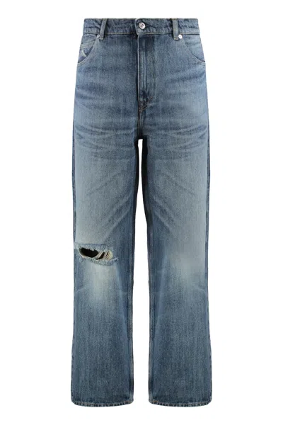 Our Legacy Vast Cut High-rise Wide-leg Jeans In Blue