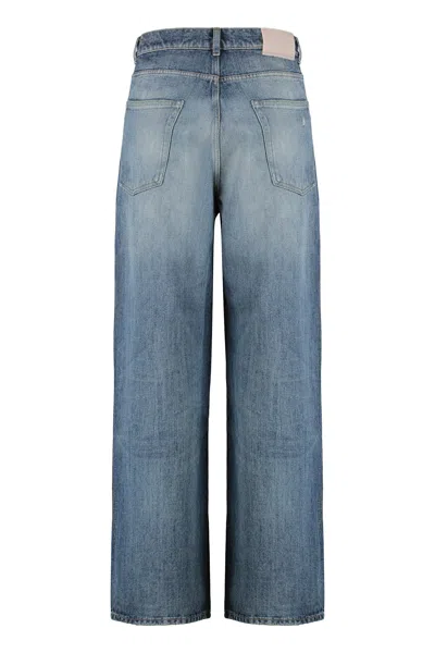 Our Legacy Vast Cut High-rise Wide-leg Jeans In Blue