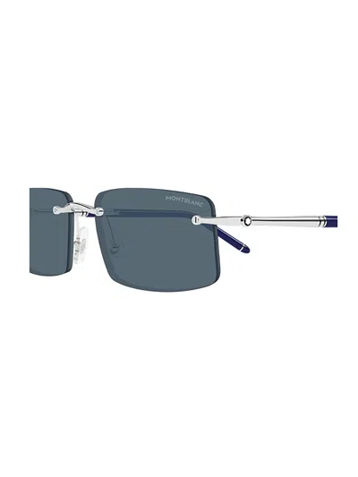 Montblanc Mb0443s Sunglasses In Blue