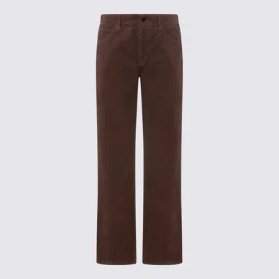 The Row Mud Cotton Carlyl Jeans In Brown
