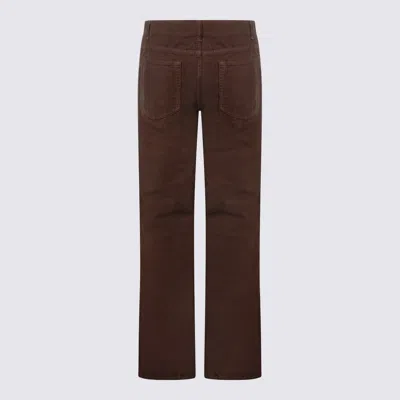 The Row Mud Cotton Carlyl Jeans In Brown