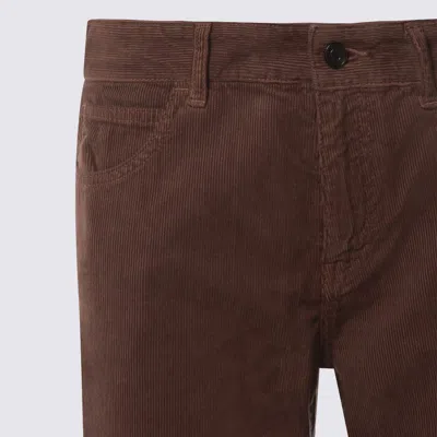 The Row Mud Cotton Carlyl Jeans In Brown