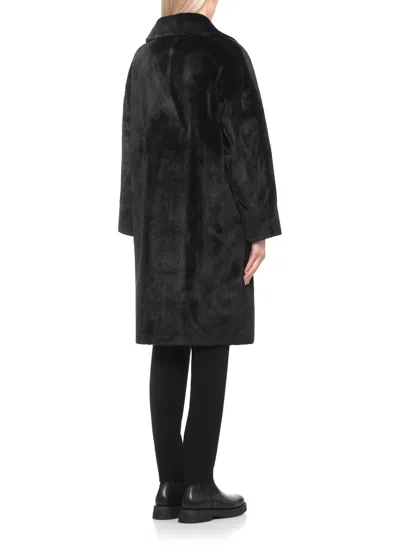 Betta Corradi Mimi Faux-fur Coat In Black
