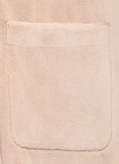 Betta Corradi Faux Fur Coat In Neutral