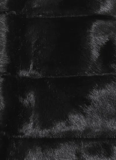 Betta Corradi Faux Fur Coat In Black