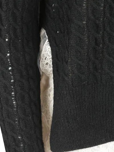 Ermanno Scervino Cardigan In Black