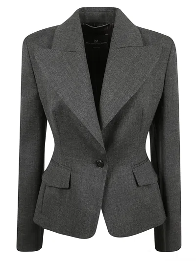 Ermanno Scervino Wool Jacket In Gray