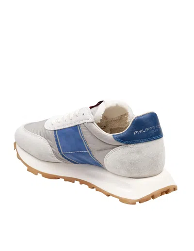 Philippe Model Running Tour Sneakers In Technical Fabric And Suede In Multi