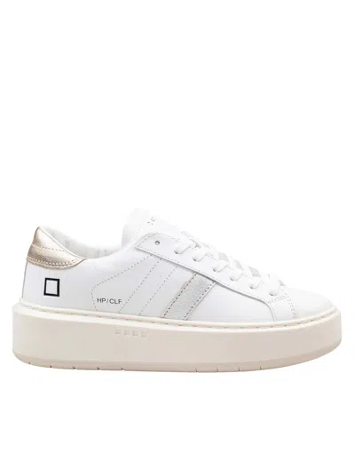 Date Hill Low Leather Sneakers, White In White