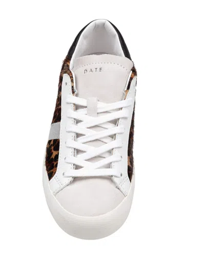 Date Animal-print Pony Skin Hill Low Sneakers In Multi