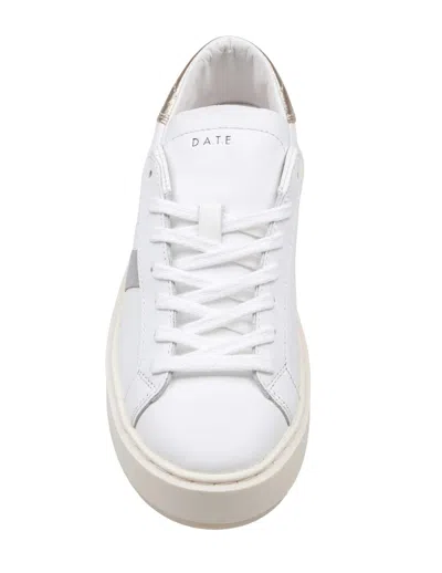 Date Hill Low Leather Sneakers, White In White