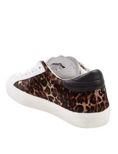 Date Animal-print Pony Skin Hill Low Sneakers In Multi