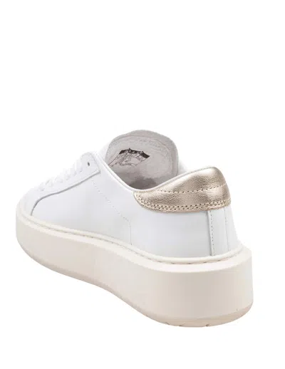 Date Hill Low Leather Sneakers, White In White