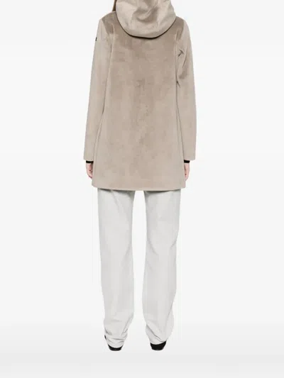 Rrd - Roberto Ricci Design Velour Neo Parka Wom Jkt In Neutral