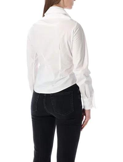 Vivienne Westwood White Drunken Sculpted Shirt In White