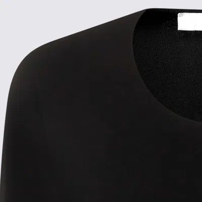 The Row Black Mavy Dress In Black