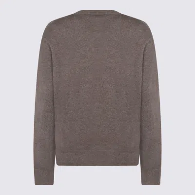 The Row Brown Sepia Cachemire Misael Top Knitwear In Brown