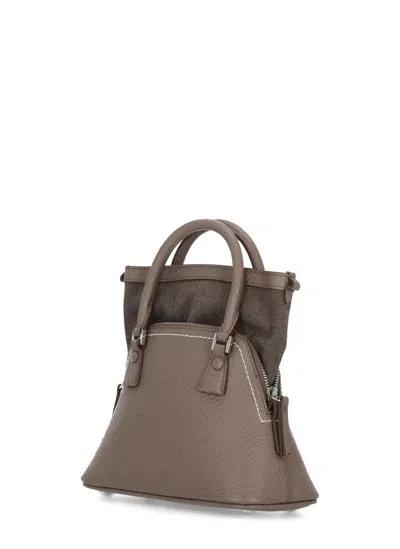 Maison Margiela 5ac Classique Hand Bag In Brown