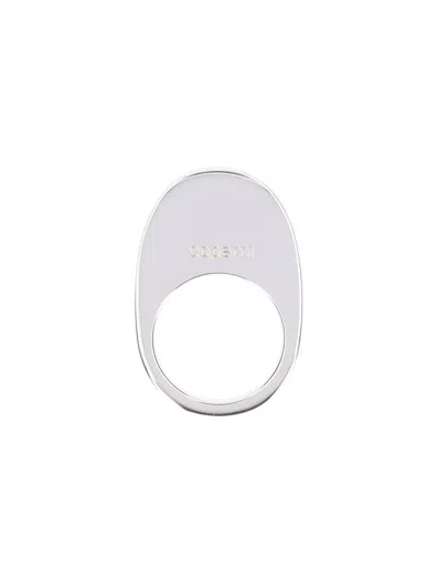 Coperni Swipe Ring In Gray