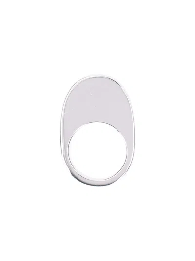 Coperni Swipe Ring In Gray
