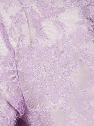 Valentino Body With Raised Neck In Purple