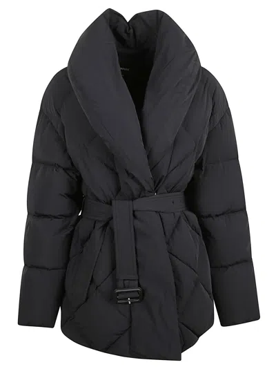Mackage Down Jacket With Belt In Black