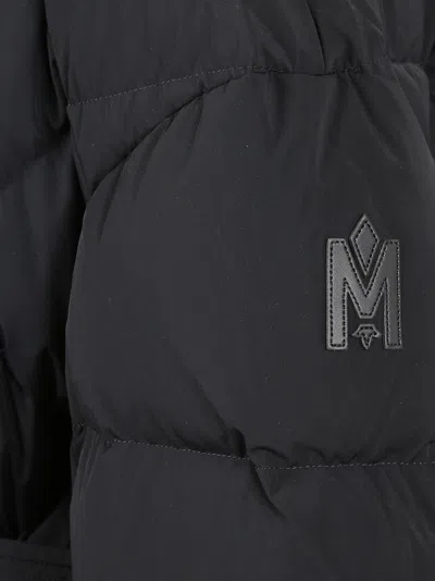 Mackage Down Jacket With Belt In Black