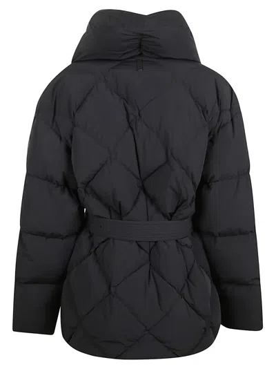 Mackage Down Jacket With Belt In Black