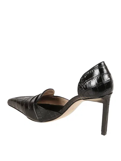 Tom Ford Shiny Stamped Crocodile Leather Eva Dorsay Pump In Black