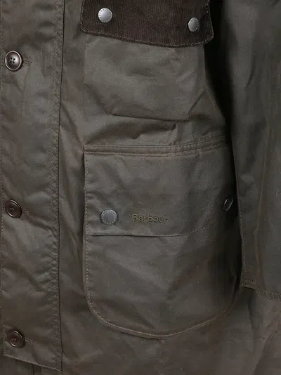 Barbour Solway Trench Waxed Coat In Brown