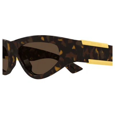 Bottega Veneta Bv1407s-002havana-havana-brown In Brown