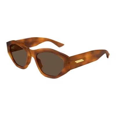 Bottega Veneta Bv1408s-002havana-havana-brown In Brown