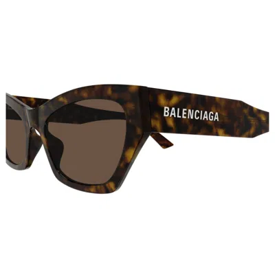Balenciaga Bb0447s-002havana-havana-brown In Brown