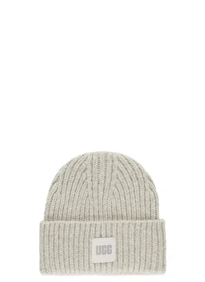 Ugg Chunky Rib Beanie Hat In Gray